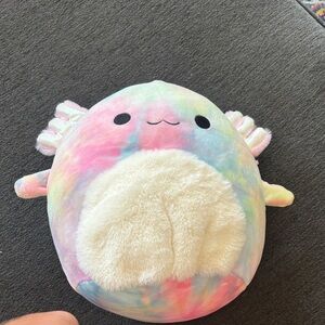 Squishmallows Tie-Dye Axolotl Plush
